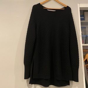 Athleta honeycomb Wool sweater